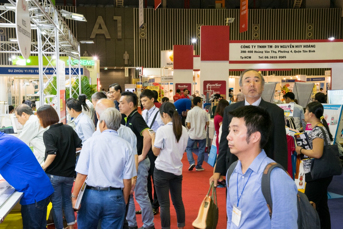 2018越南纺织面料展\/纺机展-商陆图片_高清图